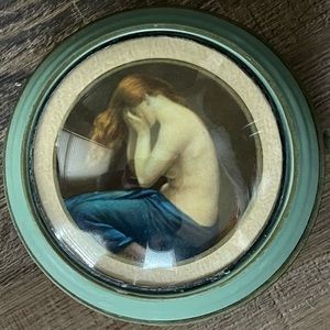 VTG Lidded Vanity Trinket Dish with Music Box